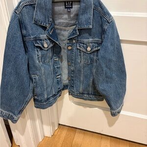 GAP Blue Denim Jacket with Button Details